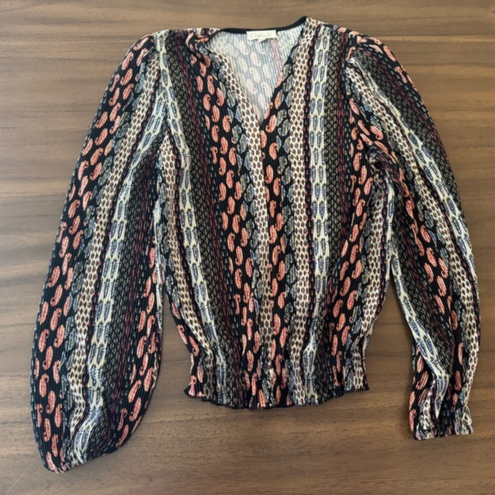 Chenault Colorful Blouse Size Small